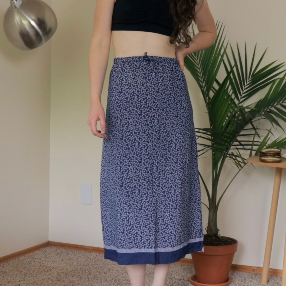 Floral midi skirt (Gap)
